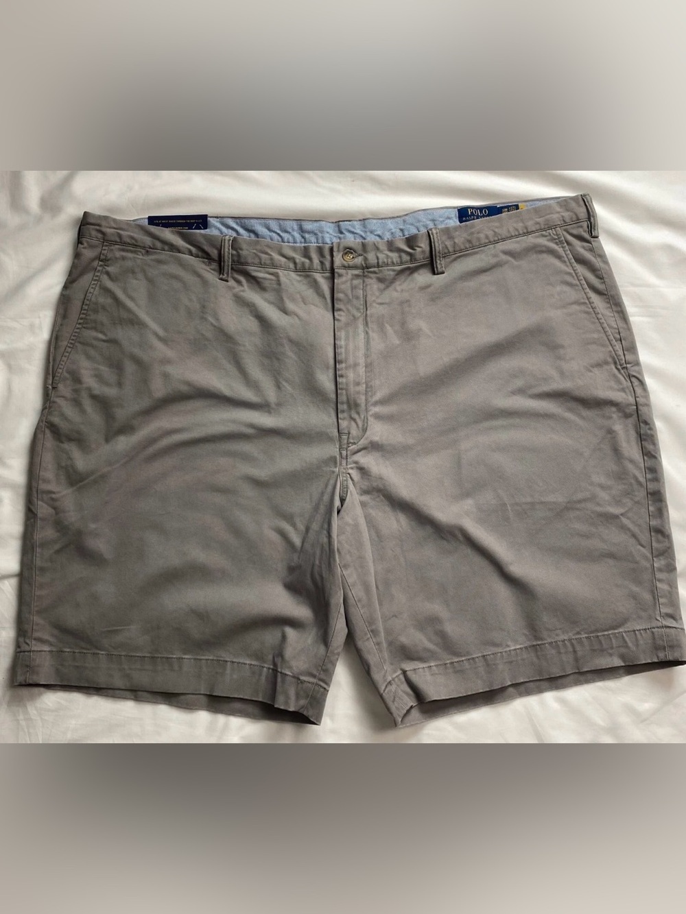 Polo Ralph Lauren Men’s Gray Chino Classic Fit Short's NWT Sz 50B 9" Inseam